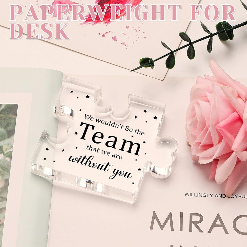 Funnli Boss Gifts for Women Men, Christmas Gifts for Coworkers Boss, Employee Appreciation Gifts Acrylic Plaque, Boss Day Farewell Retirement Gifts for Boss Lady Staff Leader Manager Office Decor - Image 4
